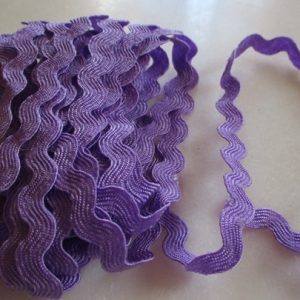 ruban zigzag violet