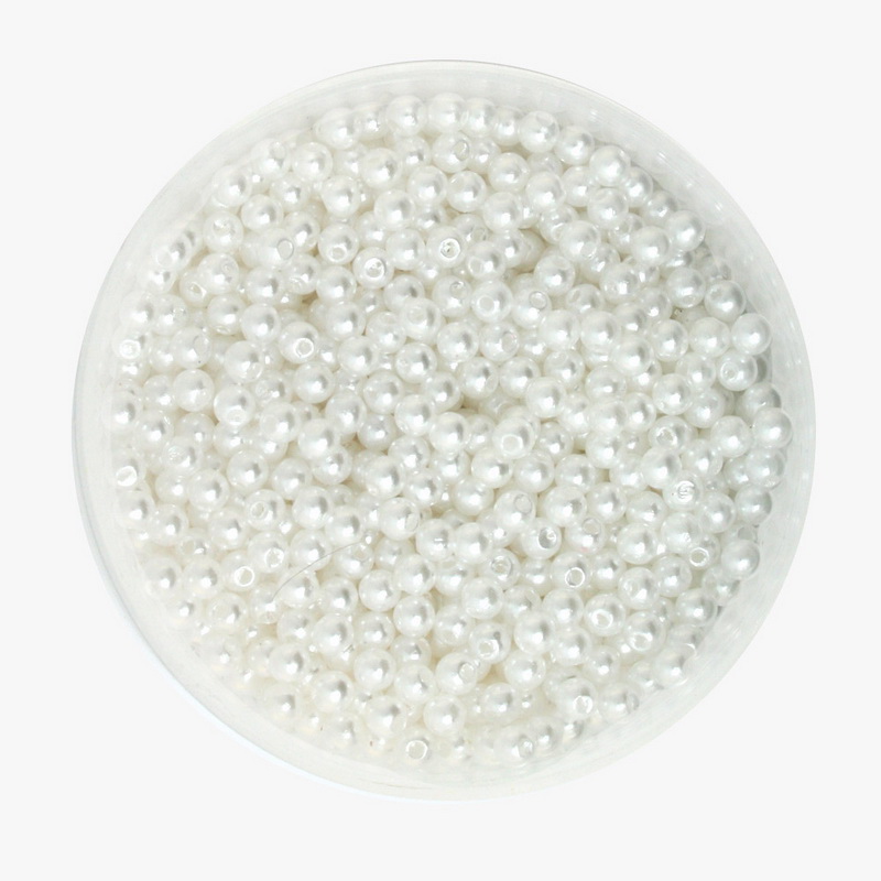 réf 12-p-04-0002 perles blanches 4 mm