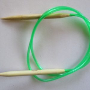 aiguilles circulaires en bambou 9mn 120 cm