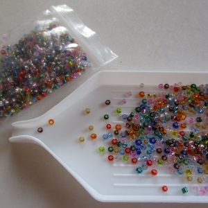 Perles de rocaille mélange en verre